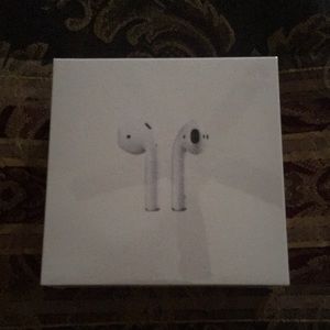 SEALED, UNOPENED APPLE AIRPODS WITH CHARGING CASE